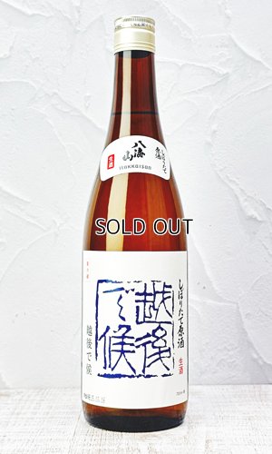 画像1: 八海山　しぼりたて原酒　越後で候（青越後）　720ml 【新潟県】【八海山】【日本酒】