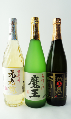 【お一人様3セット限定】魔王・元老院・白玉の露　720ml 各1本　【白玉醸造 3本セット】【鹿児島県】